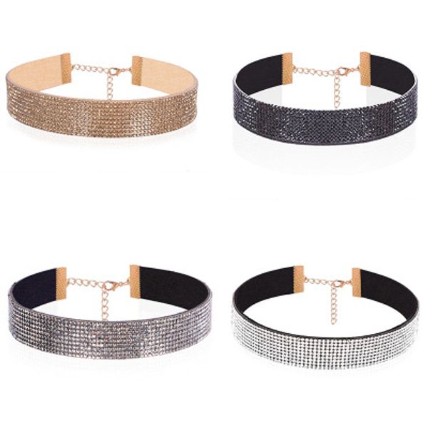 

блестящий rhinestone колье ожерелье бижутерия макси колье колье для женщин свадебные украшения подружки невесты чокер, Golden;silver