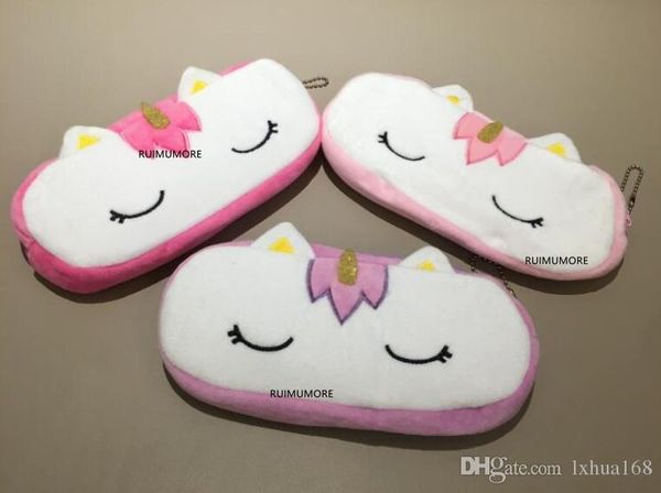 

kawaii kawaii kawaii 20см ок. плюшевые unicorn плюшевые фаршированная doll игрушка монет мешок карандаша куклы, unicorn лошадь плюша bag игр, White
