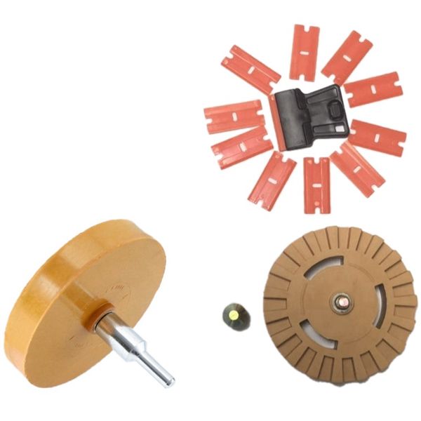 

gtbl car cleaning care pinstripe decal eraser wheel pad rubber disk pneumatic car decals sticker remover remove tools auto repai