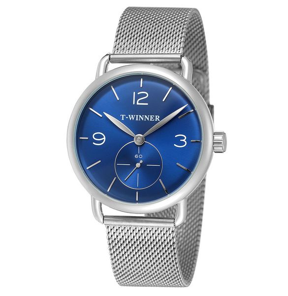 

престижное высокое качество мужская наручные часы досуга классический популярные водонепроницаемый стальной ленты ручной механические часы с, Slivery;brown