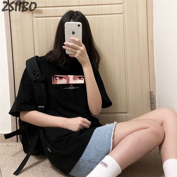 

men's tshirt naruto 2020 japanese anime funny printed summer cool harajuku t shirt short sleeve t-shirt streetwear m-3xl, White;black