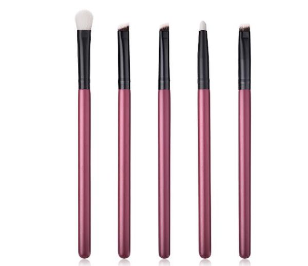 

beauty tools 5pcs makeup brushes set foundation jujube red wooden handle brush