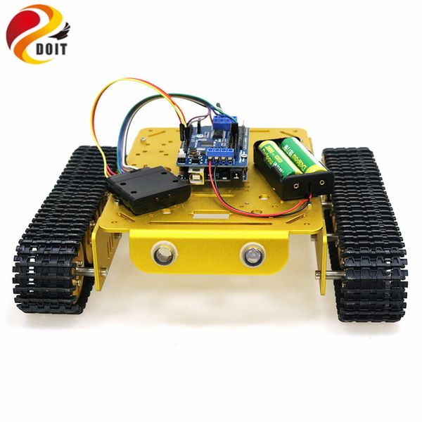 

ps2 джойик ђпѬавлени маѬ Ѭобо tank аи  двойной dc 9v motor + arduino плаа + motor driver о