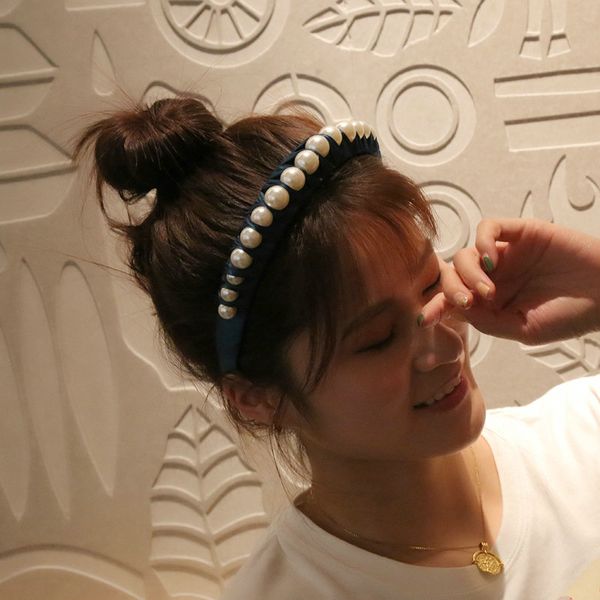 

персонализированные головная повязка с pearl волос стиль девушки просто и легко с headbands alice группа cerchietto aliceband unicorn группа, Black;brown