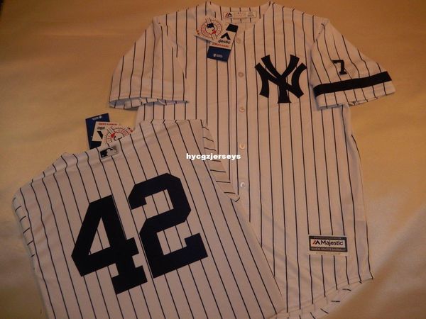 

baseball ny #42 mariano rivera 1995 shirt jersey w/mantle #7 white mens stitched jerseys big and tall size xs-6xl for sale, Black;blue