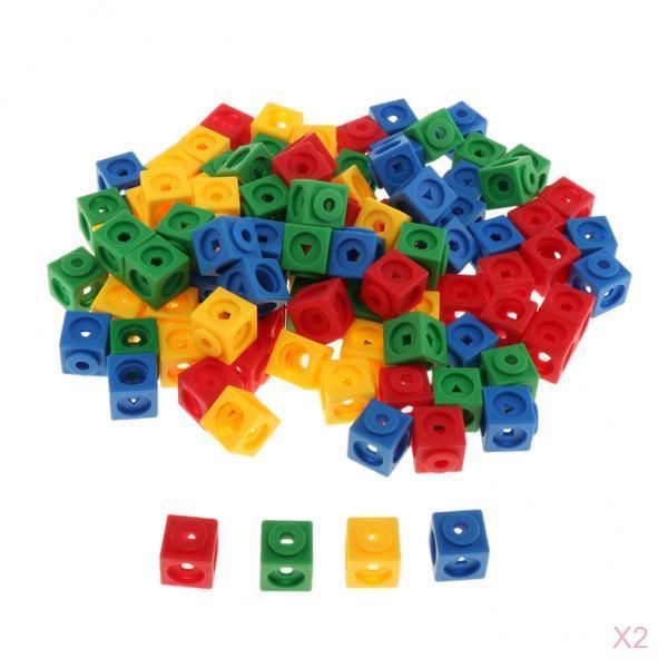 

200x education gifts mathlink cubes starter 4 colors