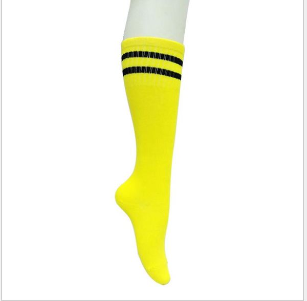 

long tube over the knee football socks children's towel bottom wear high elastic sports football socks, Black