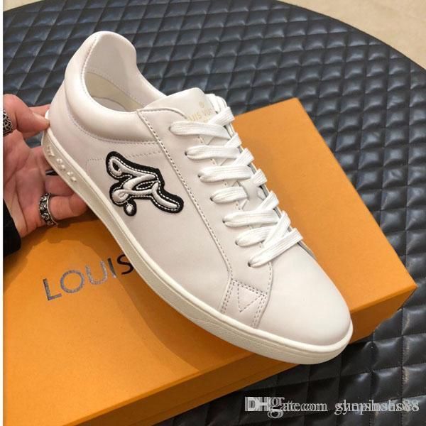 

the men formal shoes low help basketball sneakers real leather outdoor shoes superstars fashion mens sport shoes with box, Black