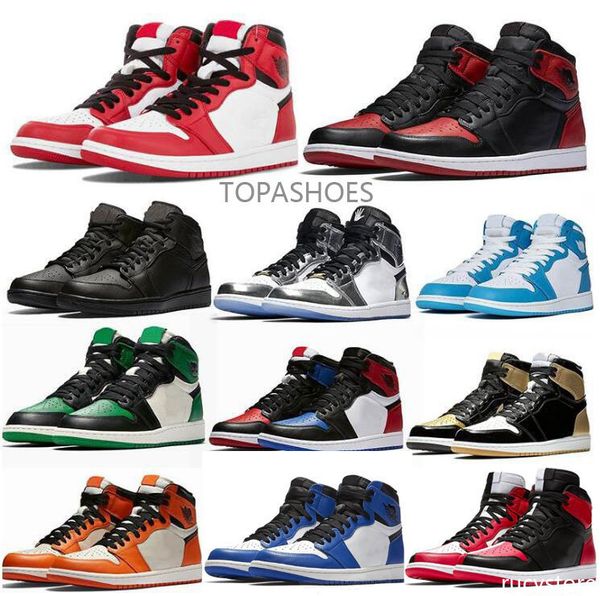 

wholesale jumpman 1 basketball shoes athletics sneakers running shoe for women sports torch hare game royal pine green court 36-47
