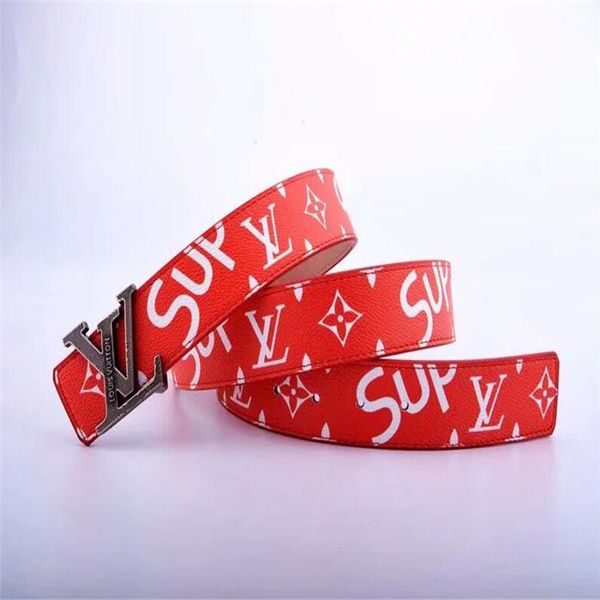 

2020 fashion belt leather men belt good quality smooth buckle mens belts for women belt jeans strap, Blue;gray