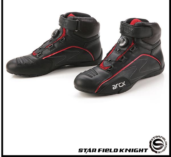 

arcx new motorcycle leather shoes racing boot motocross breathable good quality shoes ing