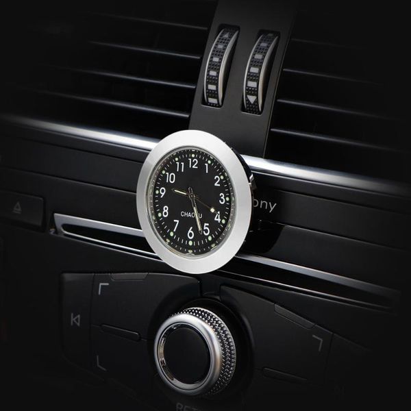 

allomn car air vent quartz clock auto interior watch mini luminous digital pointer classy decoration ornaments