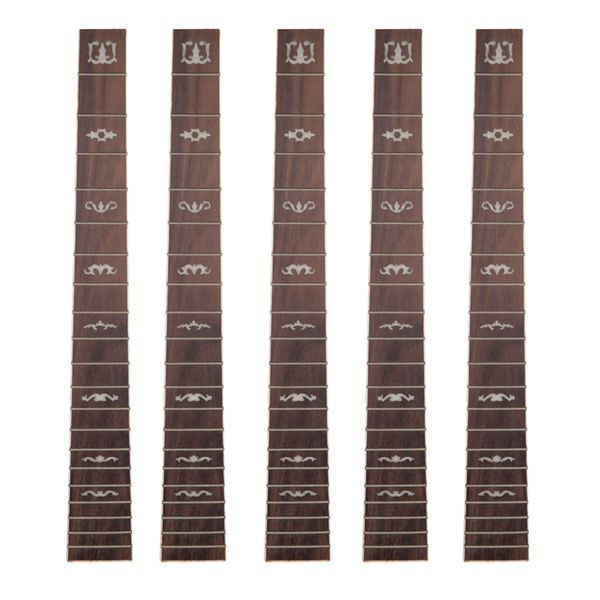 

5pcs rosewood acoustic guitar fretboard fingerboard 20 frets diy