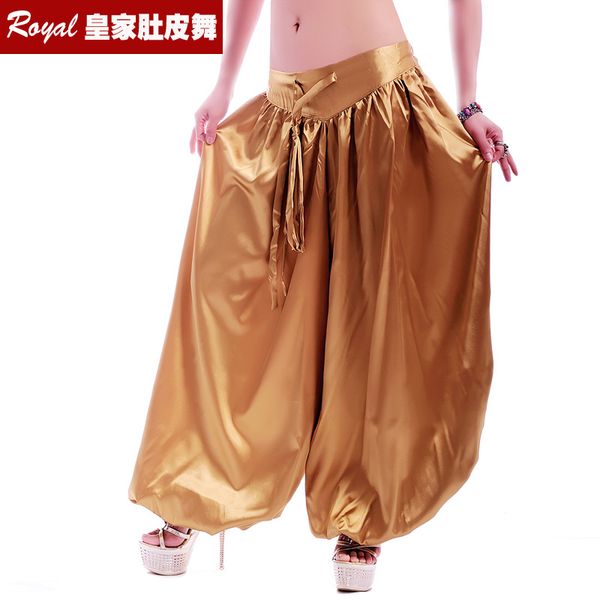 

new silk imitation pants american tribal style belly dance pant bellydance clothes bellydancing performance costume ats bloomers, Black;red