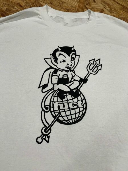 

уличная одежда fuct devil рубашка с длинным рукавом goodfellas ftp 917 унисекс размер s-3xl, White;black