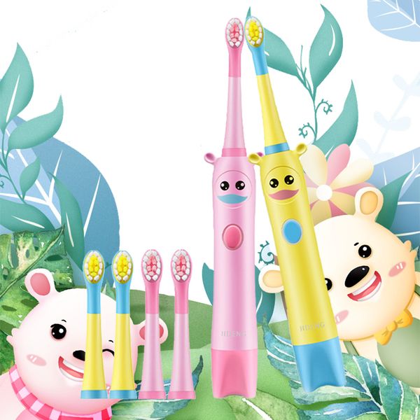 

children sonic electric toothbrush soft electric teeth brush for kids age 3+ usb charging suit for child teeth cleaninglasts 30d