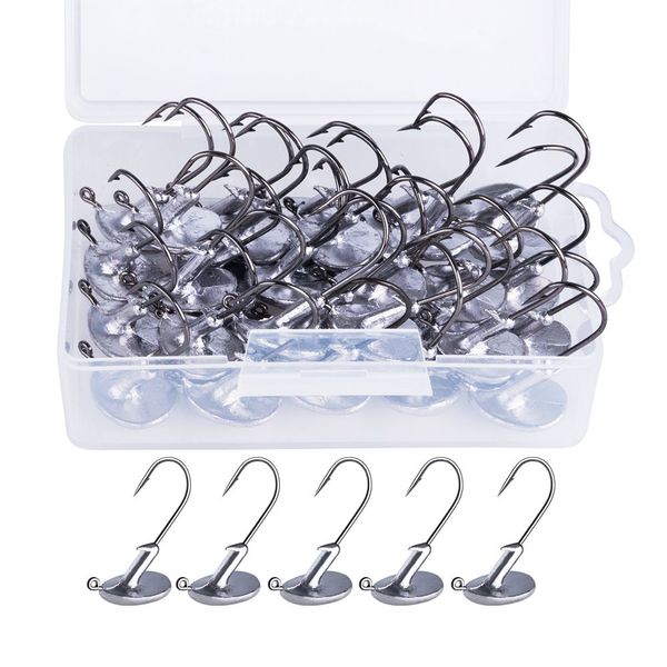 

goture tumbler stand up design lead jig head fishing hooks set kit 3.5g 5g 7g 10g 14g fishhook for bass,trout,pike fishing
