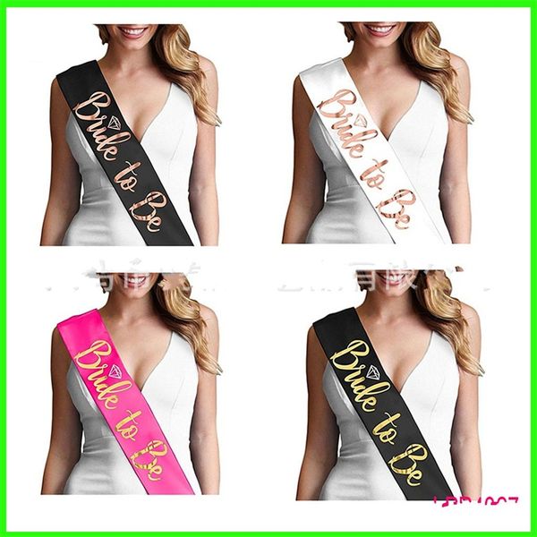 

sash europe and america popular rose gold creative shoulder strap single party gilding bride etiquette belt factory direct selling 2 5ap p1