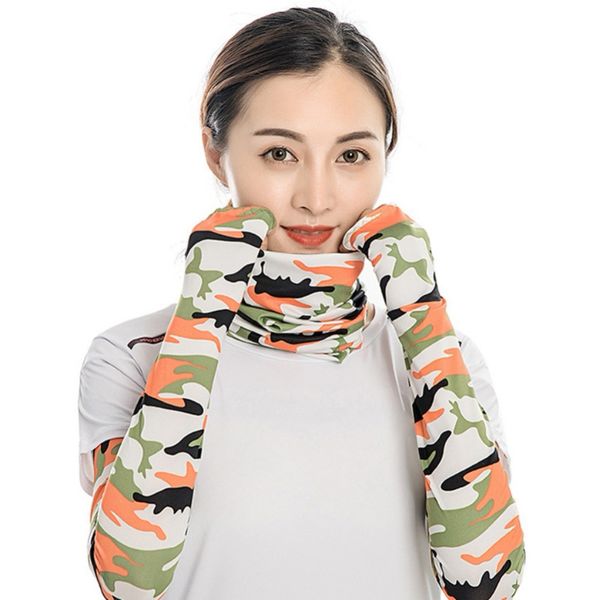 

fingerless arm sleeve sport basketball running cycling golf fishing arm warmers, Black