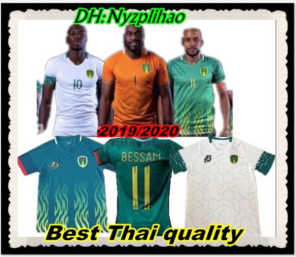 

Africa cup 2019 mauritania occer jer ey 19 20 mauritania 11 be am abdoul ba kha a camara men national football hirt uniform thailand