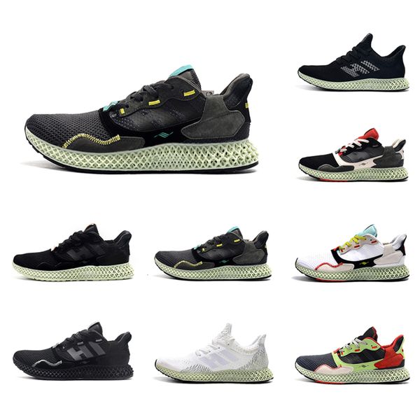 

carbon mens zx 4000 futurecraft 4d running shoes breathable trainers for men zx4000 carbon male sports trainer outdoor sneakers 40-45