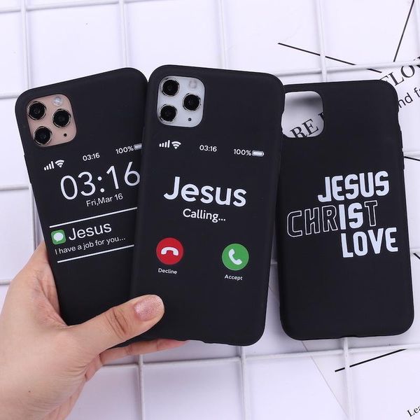 

fashion luxury designer jesus christian faith cross admire phone cover for iphone 11 pro max x xs xr max 7 8 plus se soft silicone case