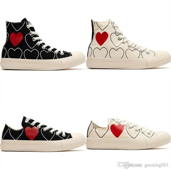 

play shoe chuck 70 hi all star chaussures canvas jointly big eyes heart beige black designer casual skateboard sneakers 35-44