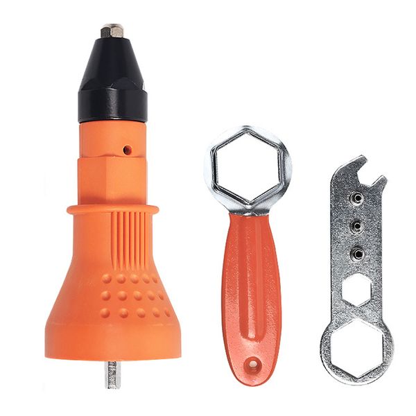 

3pcs/set electric nail nut gun riveting tool cordless riveting drill adaptor insert nut tool drill adapter