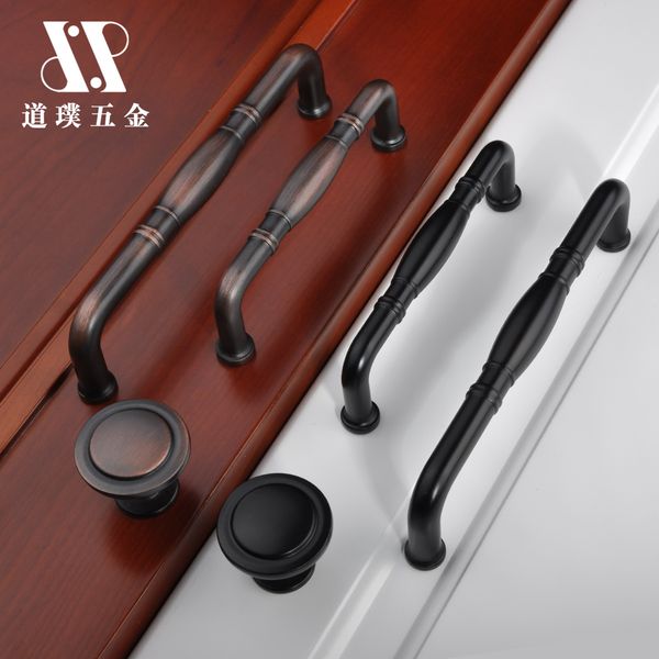 2019 North Europe Handle Cabinet Cabinet Door Drawer Small Single Hole Shoe Cabinet Kitchen Black American Door Handle From Vivian860228 2 14
