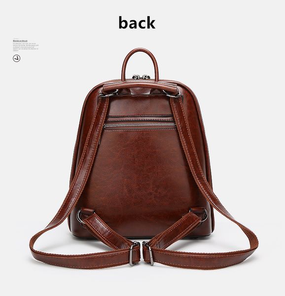 

кожа дизайнер рюкзак v-образный ретро рюкзак кутюр рюкзак