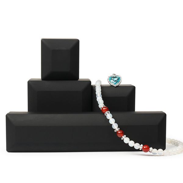 

светодиодный творческого коробка ювелирных изделий подарка ювелирных изделий кольцо кулон браслет ожерелье мешок украшение коробка пятно опт, Black;white