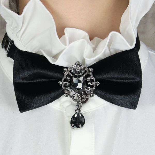 

2018 men's vintage diamond bow tie stitching bow groom wedding groomsmen reception hosted the golden knot tie, Blue;purple