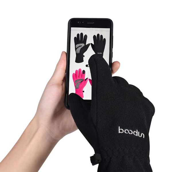 

men women touch screen cycling gloves winter warm bike full finger gloves
