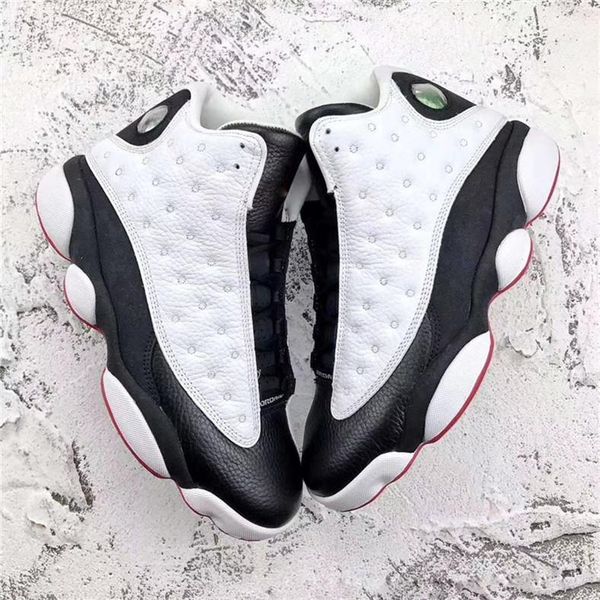 

2020 est authentic 13 he got game 13s black white true red 414571 -104 casual shoes real carbon fiber sports sneakers with box