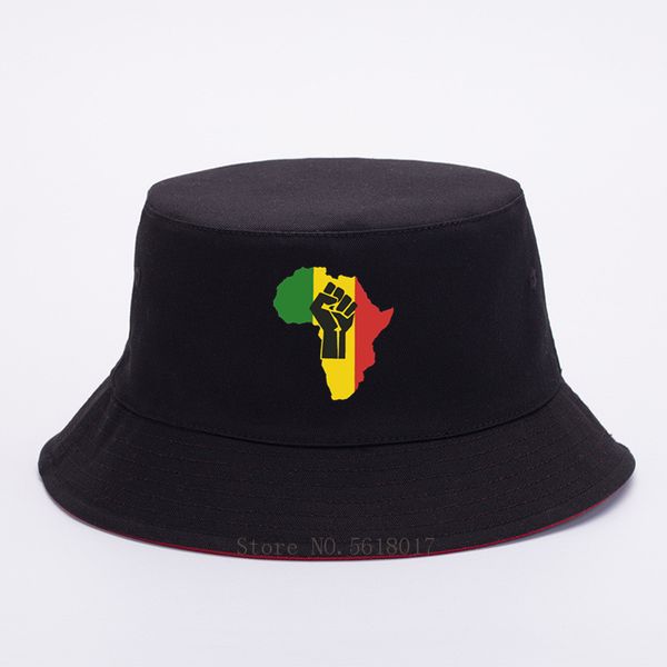 

new fashion panama bucket hats men women summer fishing hat african power animal hip hop cap bob sun cap hat