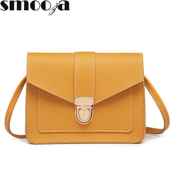 

smooza fashion small crossbody bags for women 2019 mini pu leather shoulder messenger bag for girl bolsas ladies phone purse