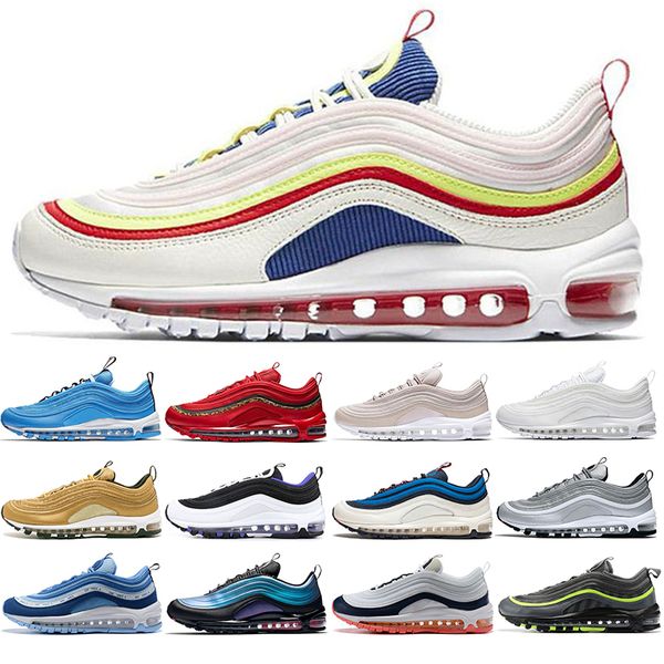 Gro handel Nike Air Max 97 Off White Designer Sneakers Herren