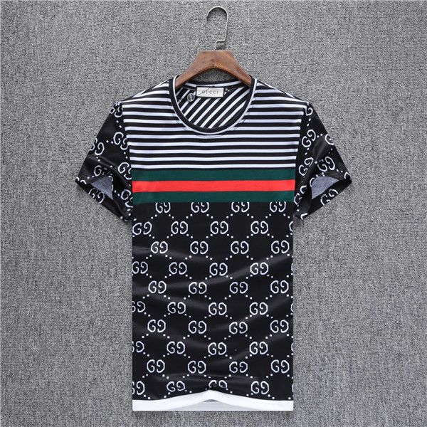 

2019 новый дизайнер качество хлопка новый o-образным вырезом с коротким рукавом футболки мужчины футболка мода стиль спортивная футболка fr1, Gray