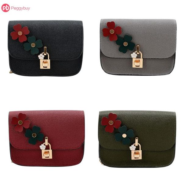 

flower embossing fashion mini women bags embroidery floral bag designer pu leather crossbody bags sac a main