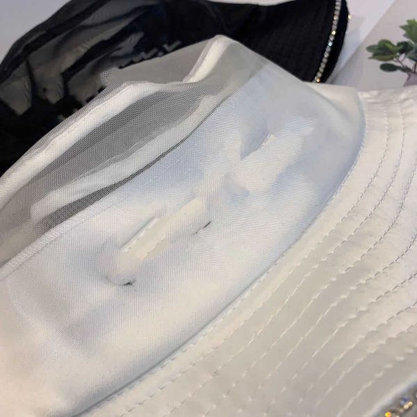 

042401 summer gauze letter fisherman full print men's and women's bucket bucket basin hat sunscreen sun hat, Blue;gray