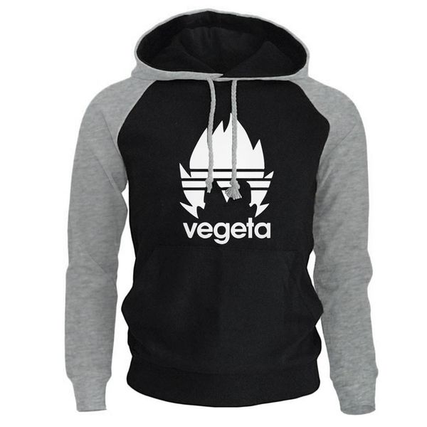 

мужской толстовка весна новой мода hoody реглан толстовка вегет повседневный мужская толстовка dragon ball z аним harajuku hoodie, Black