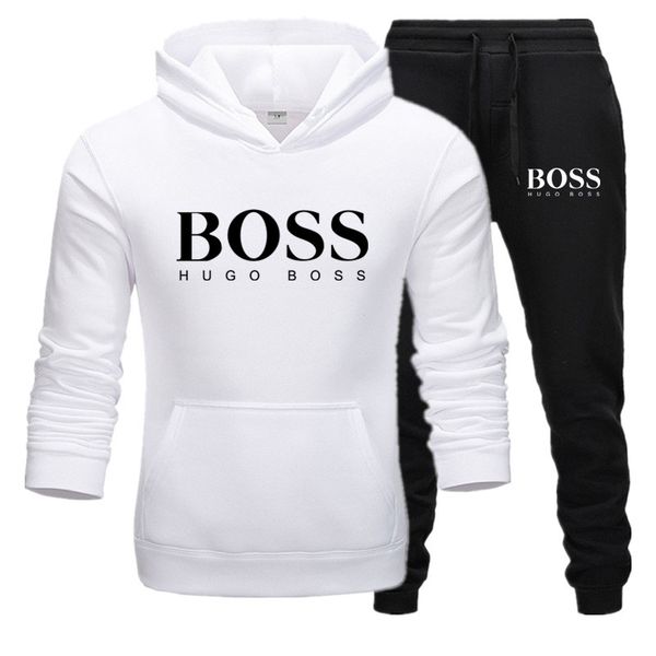 hugo boss tracksuit set mens