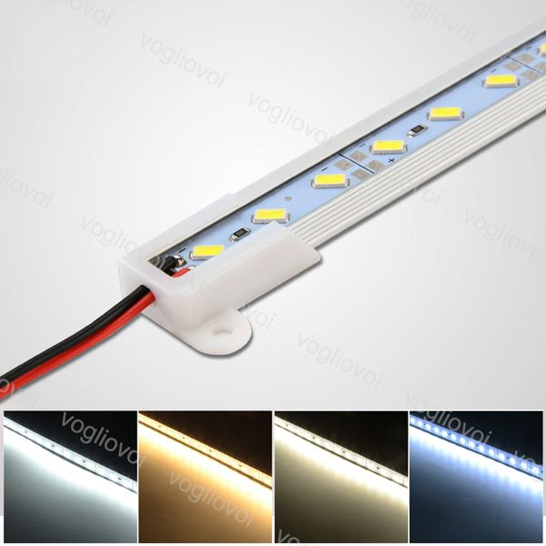 

led bar lights 18w dc12v smd5730 strip 1m 45 bean angle u aluminium for cupboard display cabinet dhl