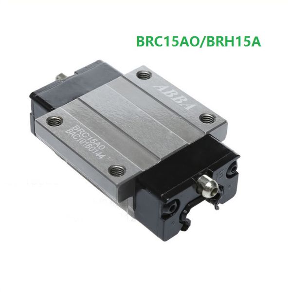 4 pçs / lote Original Taiwan ABBA BRC15AO / BRH15A Linear Flange Bloco de Transporte Linear Rail Guia Rolamento para CNC Router Laser Máquina