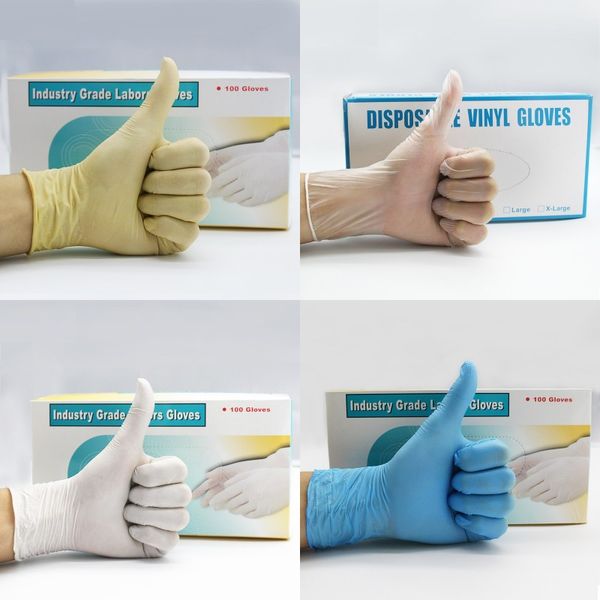 

Одноразовые Перчатки Латексные Для Домашней Уборки Пищевые Резиновые Садовые Перчатки Универсальные Для Левой И Правой Руки