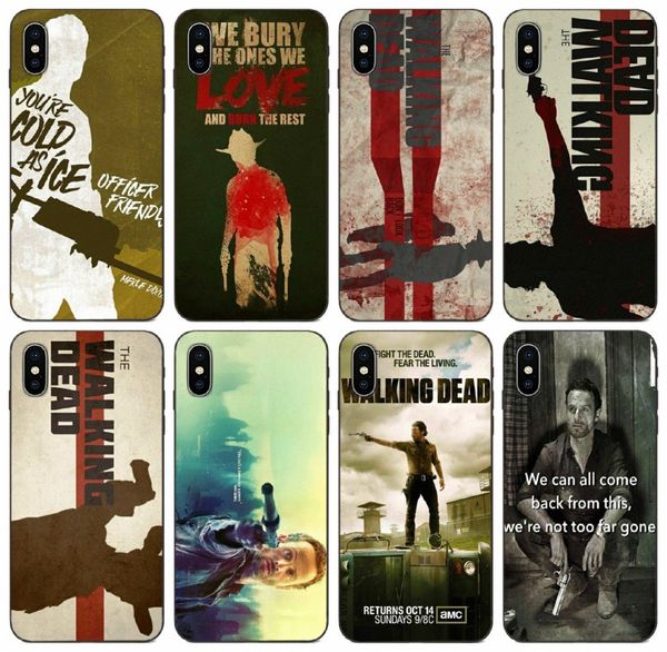 

tongtrade] the walking dead rick quotes case for apple iphone 11 pro xs max 8s 7s 6s galaxy j2 j3 j5 j7 prime huawei p9 redmi 7 7a 3s case