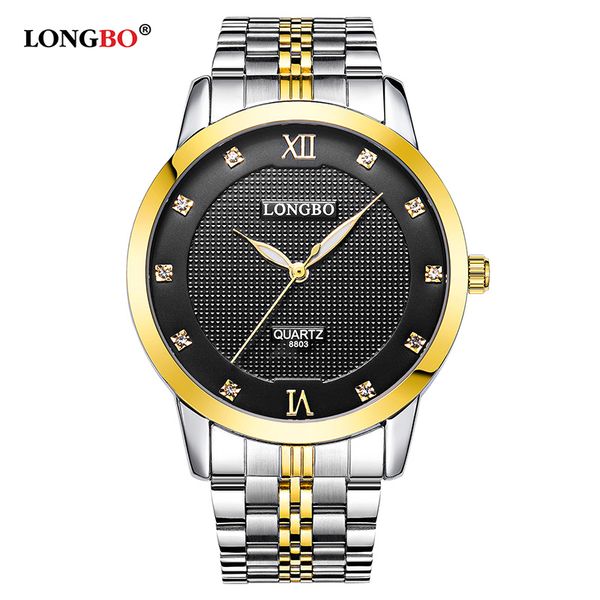 

longbo brand women brief casual unique quartz circle wristwatches luxury couple quartz- 8803, Slivery;brown