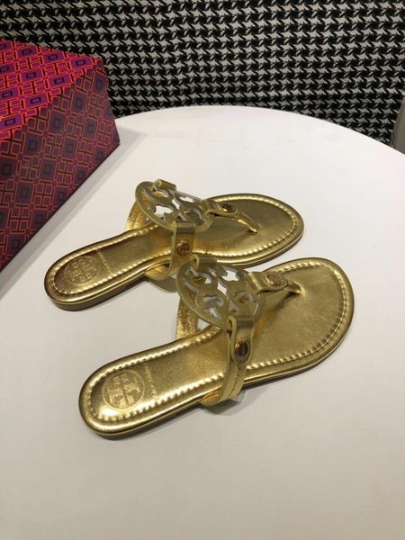 

Brand new genuine leather andal with box fa hion flip flop for women tory comfortable beach lipper hoe woman home hoe gift