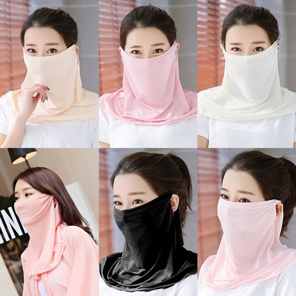 

s7bsy i cant breathe bandana anti cover outdoor breathable face dust scarf cycling mask magic protective scarf masks, Black