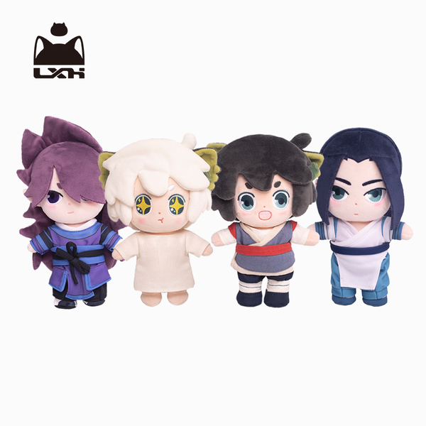 

the legend of luoxiaohei fengxi wuxian doll stuffed toy plush gift limit cute creative rare puppet fashion new, Silver